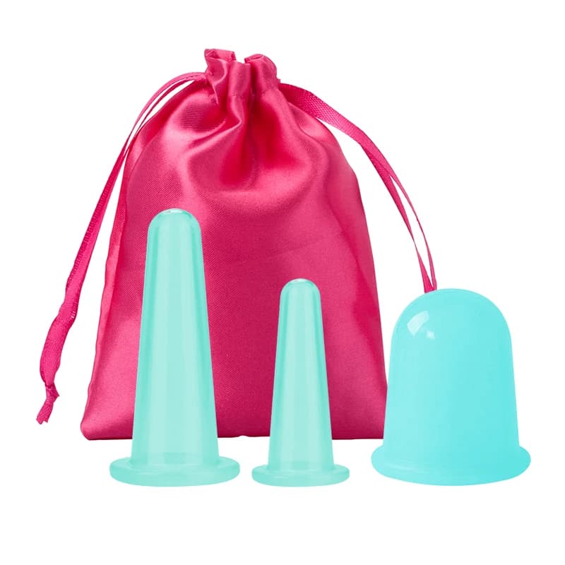 Silicone Vacuum Suction Cups Massage Therapy Body Cans Jars — image 13