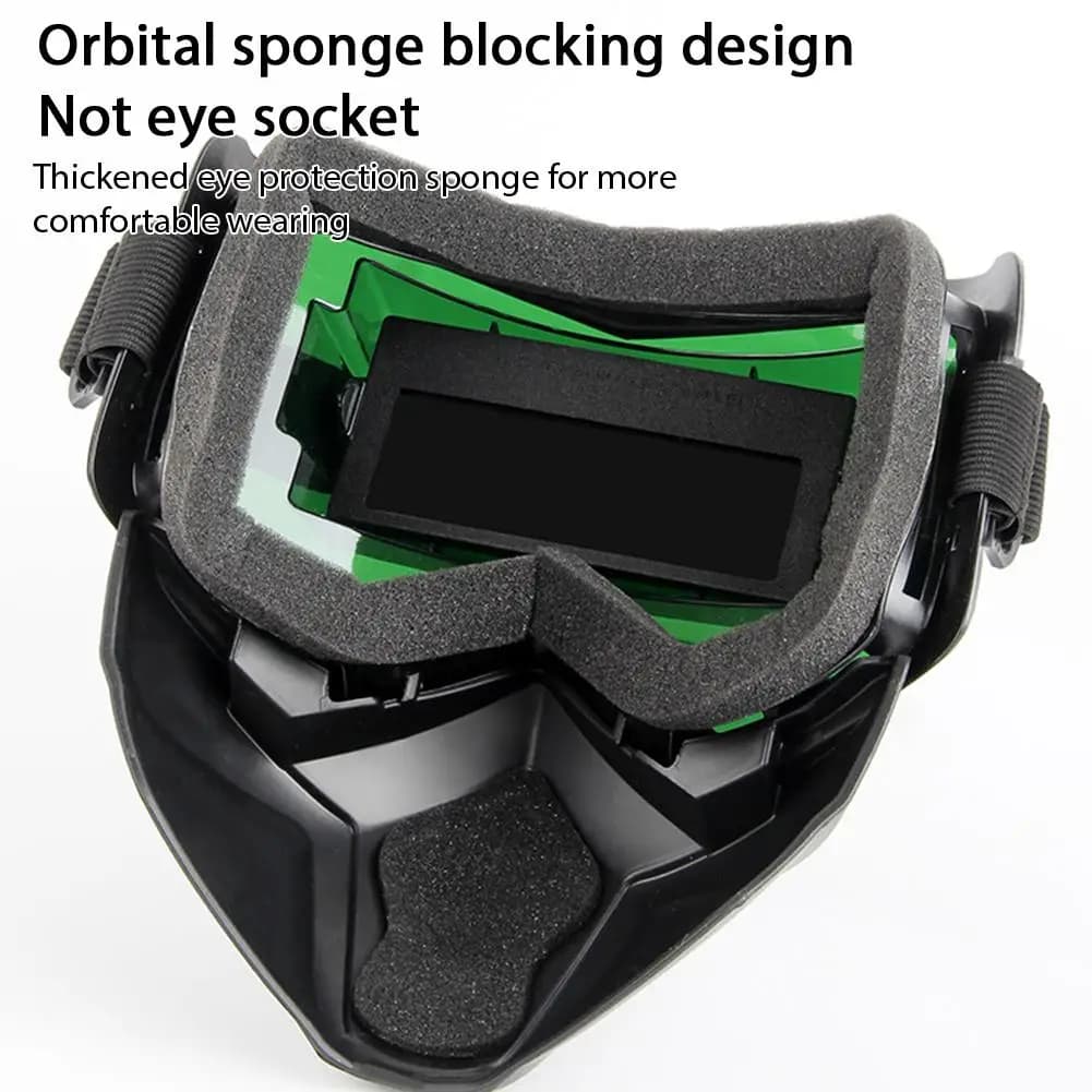 Auto Darkening Welding Helmet Adjustable Head Mounted with Detachable Band — image 5