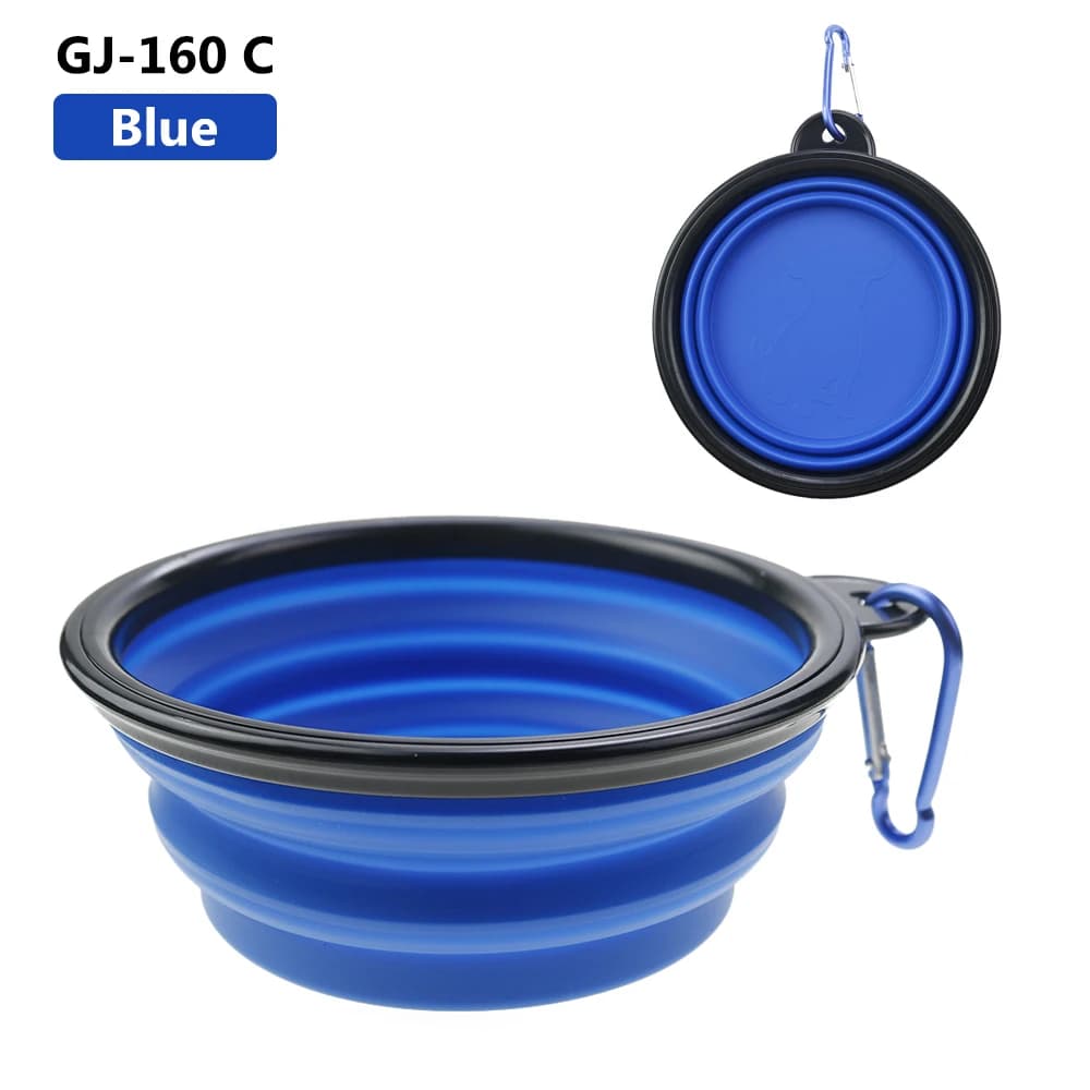 Collapsible Silicone Pet Dog Bowl Portable Travel Water Food Feeder for Camping — image 8