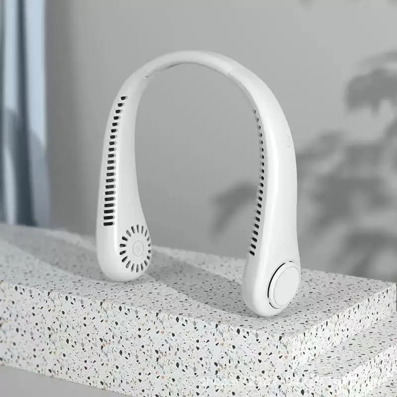 Portable Mini Hanging Neck Fan Bladeless USB Rechargeable Summer Neckband Fan — image 8