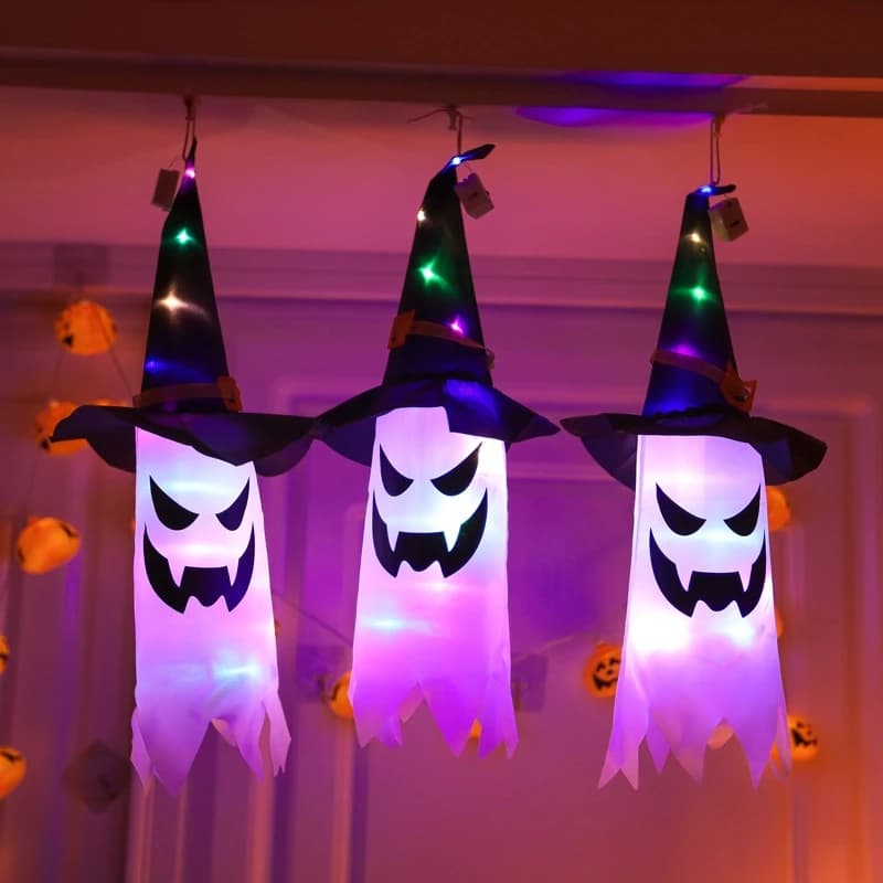 Halloween Ghost Decorations Lamp Glow in the Dark DIY Party Decor Home Yard — image 17