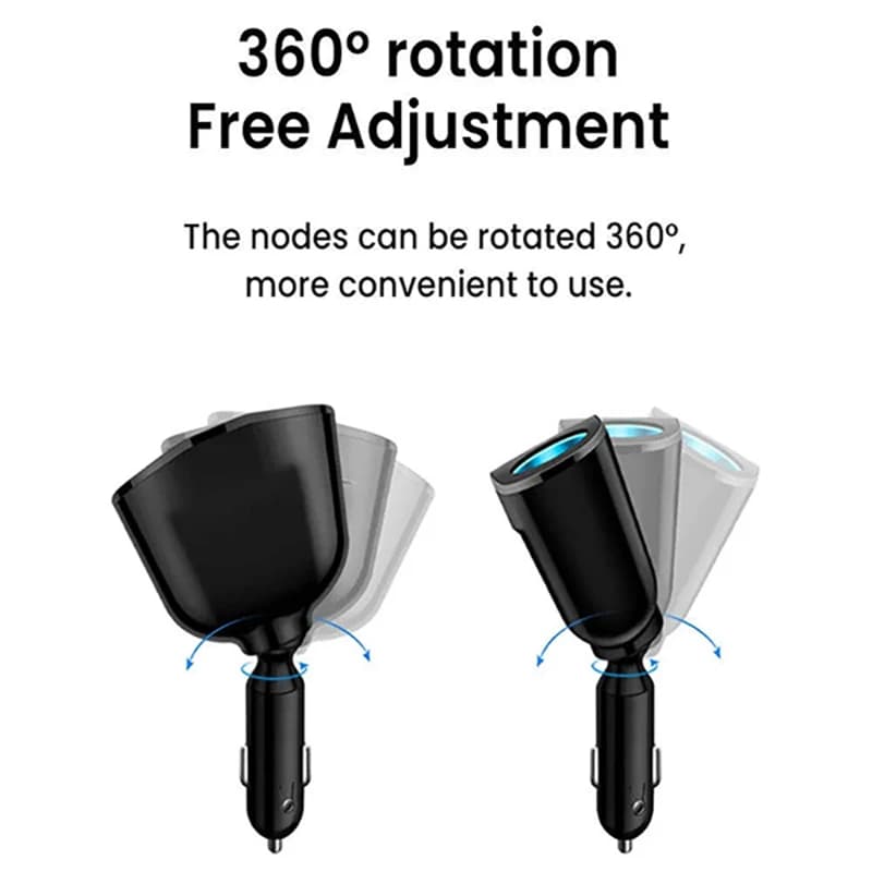 120W QC3.0 Car Charger Dual USB 12V 24V Fast Charging Socket New 1pcs Power For — image 5
