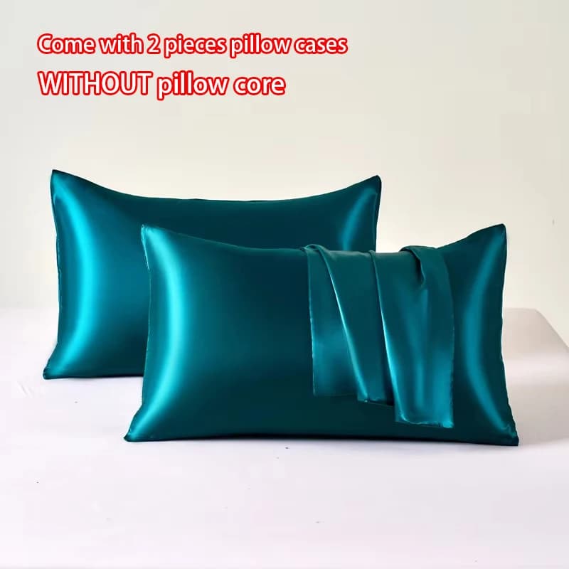 Satin Pillowcase Set of 2 Soft Breathable Cooling Pillow Covers | 2 Pcs — image 14