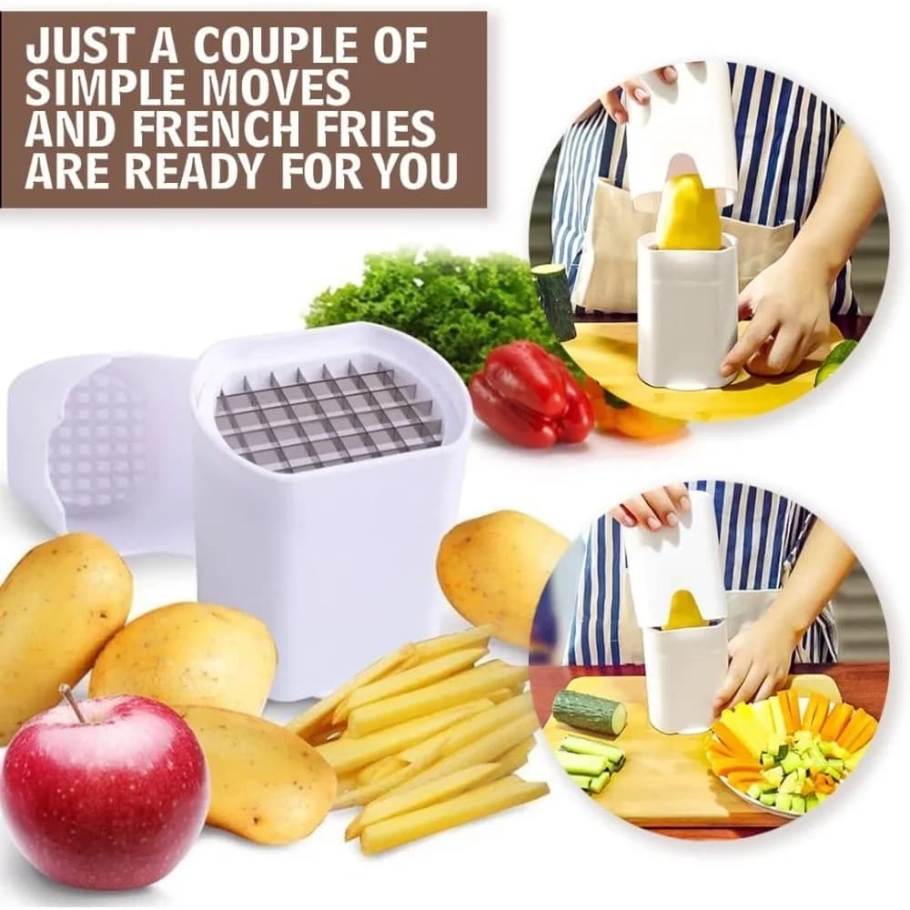 French Fries Potato Dicer Vegetable Slicer Chopper Kitchen Tool New Natural Fast — image 4