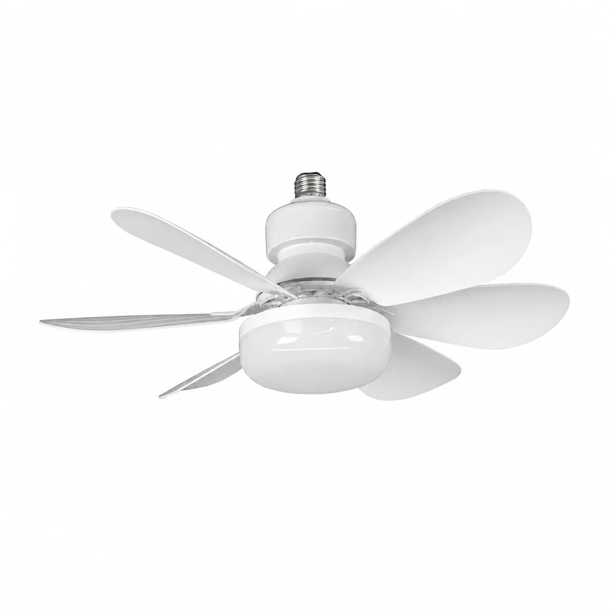 E27 LED Ceiling Fan Light Remote 3 Color Dimmable Rotatable New with Lamp Base U — image 7