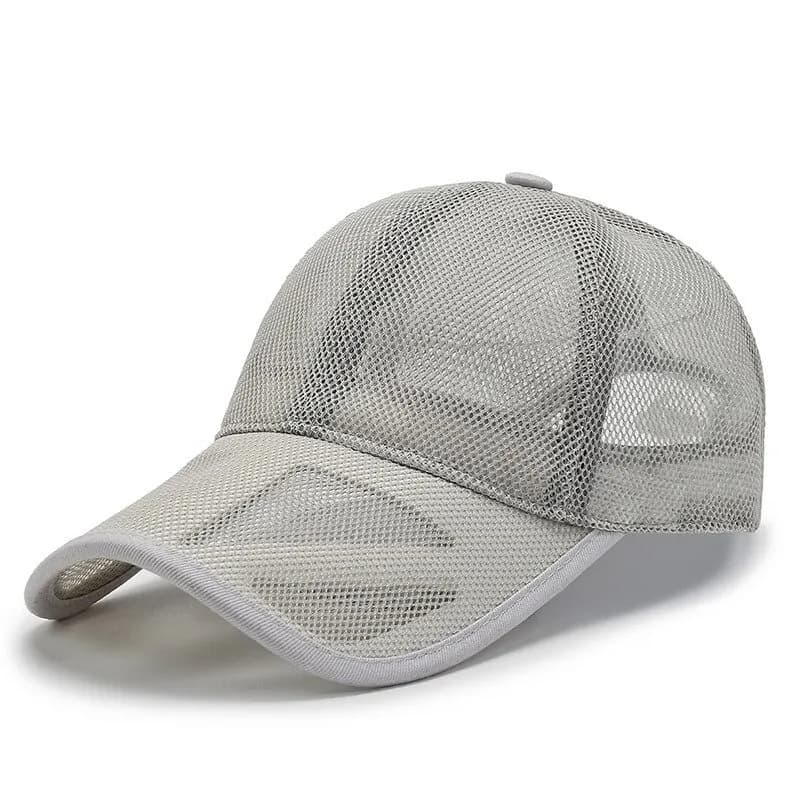 Men's Summer Mesh Baseball Cap Breathable Openwork Brim Hat Outdoor Sports — image 5