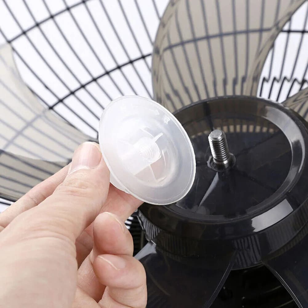 16 Inch Fan Blade Five Leaves Plastic Pedestal Table Stand New Household With UK — image 3