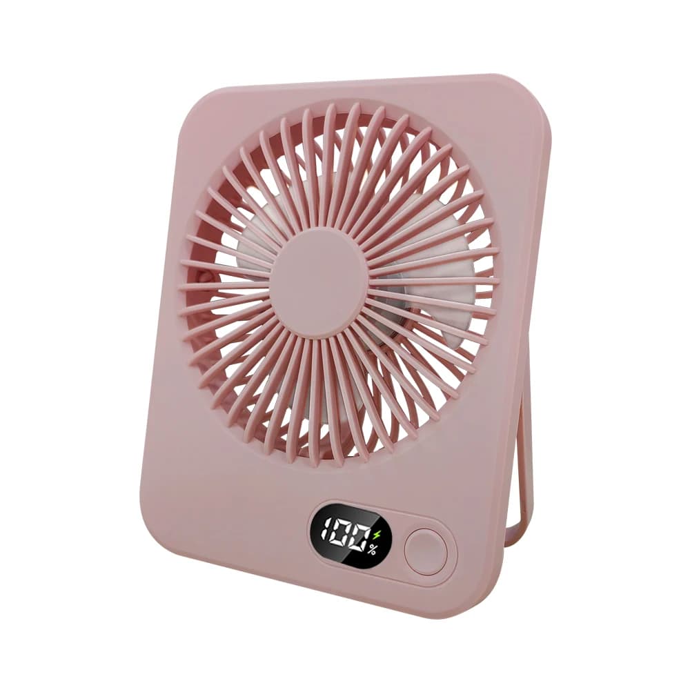 Mini Portable Fan USB Desk Fan Rechargeable 5 Speeds Foldable Small Wall — image 9