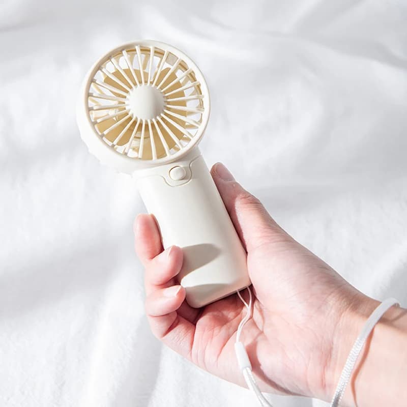 Portable Mini Handheld Fan Lightweight Low Noise Electric Fan Compact Size — image 4