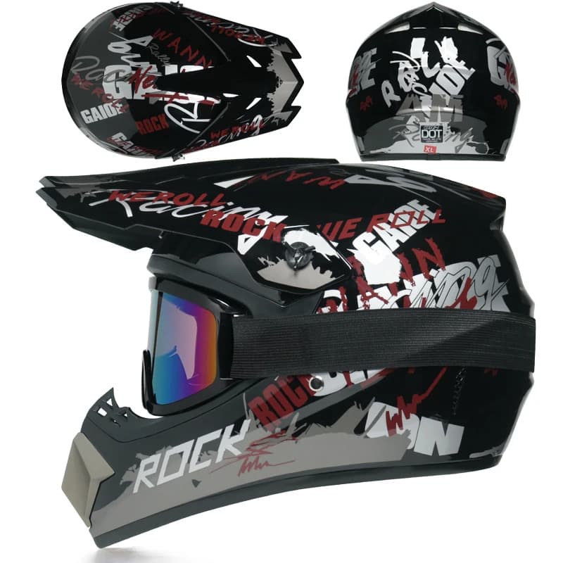 Kids Motocross Helmet Off-Road Downhill DH AM Cross Bike Helmet for Children — image 19