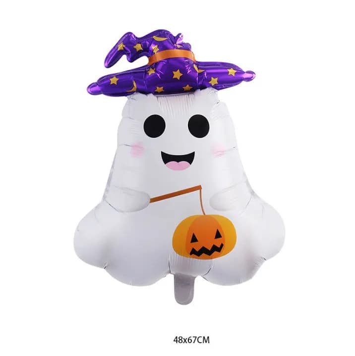 Halloween Aluminium Foil Balloons Bat Pumpkin Ghost Monster Party Large — image 16