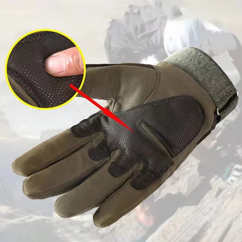 Touch Screen Motorcycle Gloves Summer Breathable Full Finger Motorbike Riding — image 6