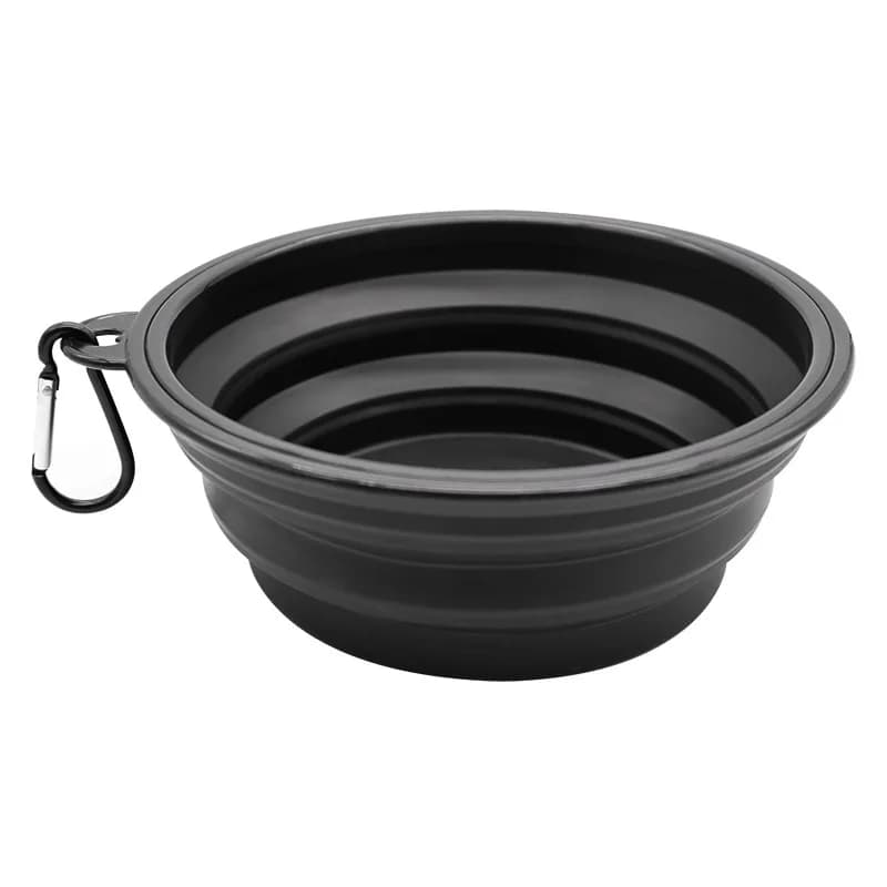 Pet Folding Silicone Bowl Collapsible Dog Food Water Travel Bowl Large Puppy — image 9