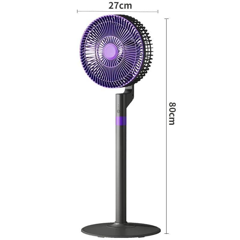 Portable 3D Circulation Fan Desktop Adjustable Speed Quiet Strong Airflow — image 11