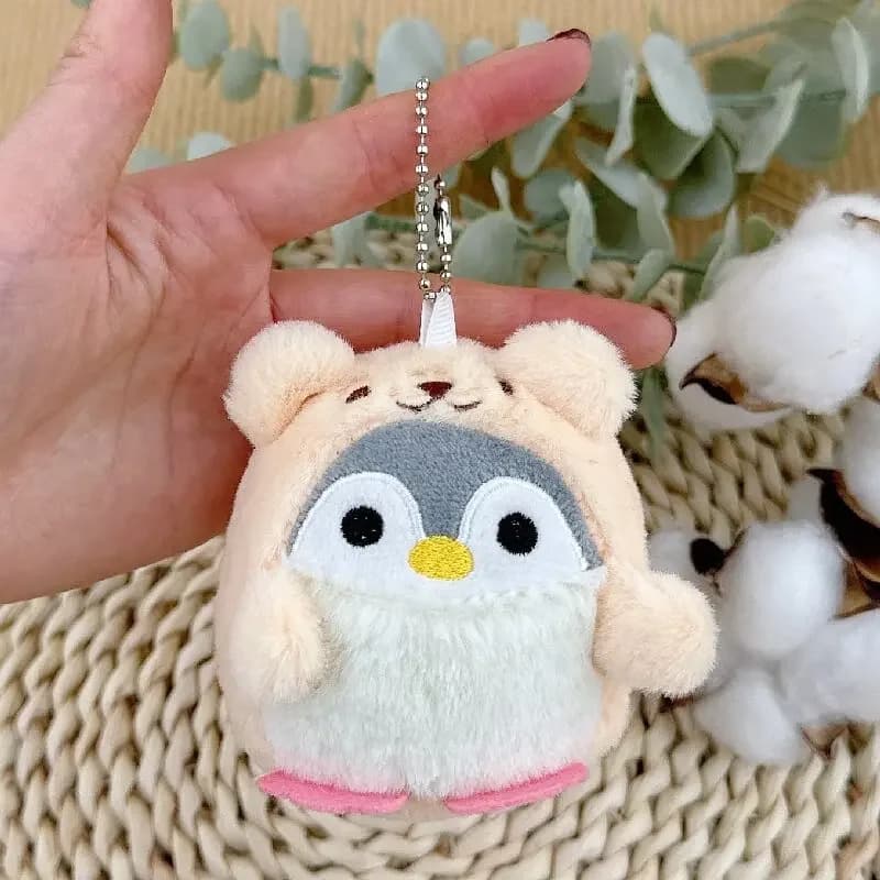 Cute Plush Penguin Keychain 8cm Stuffed Toy Key Ring Bag Charm Pendant 4 Colours — image 7