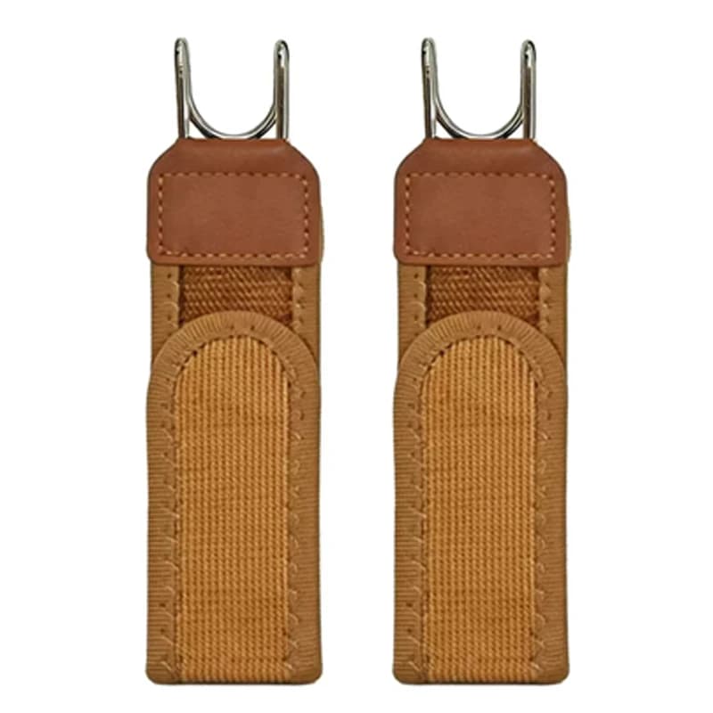 Elastic Belt No Buckle Adjustable Invisible Waistband with Metal Hook and Velcro — image 10