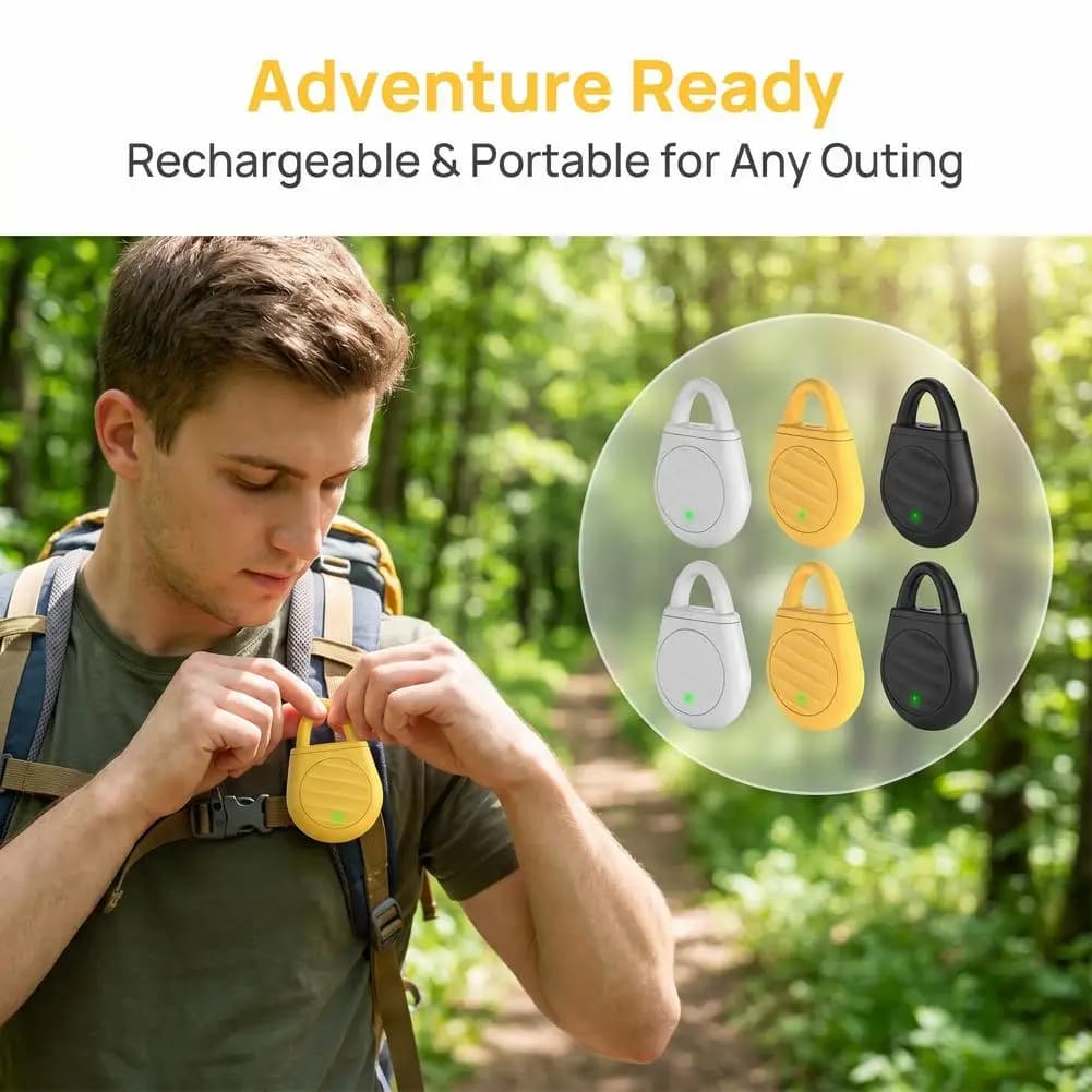 Ultrasonic Electronic Mosquito Repellent Indoor Outdoor Portable New Intelligent — image 4