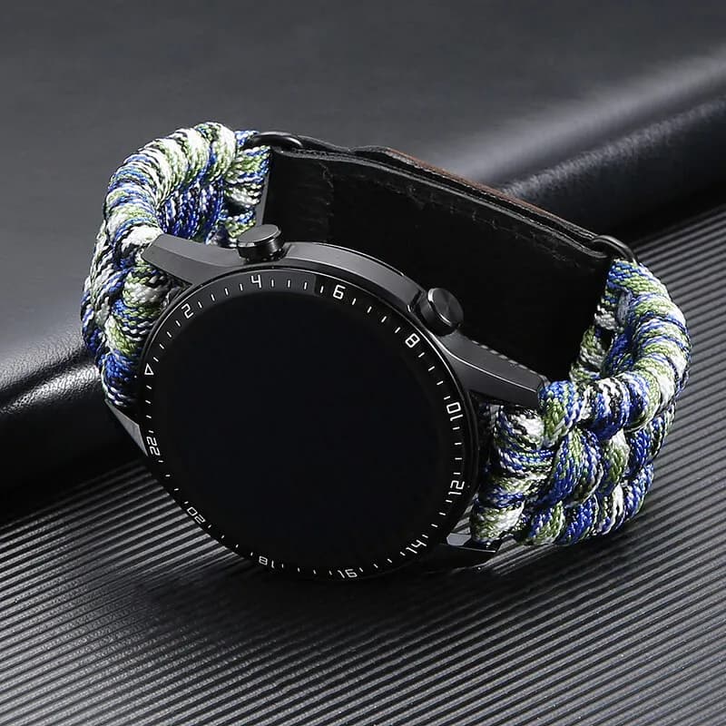 Braided Watch Band 20mm 22mm Universal Velcro Strap for Galaxy Watch Gear S3 — image 10