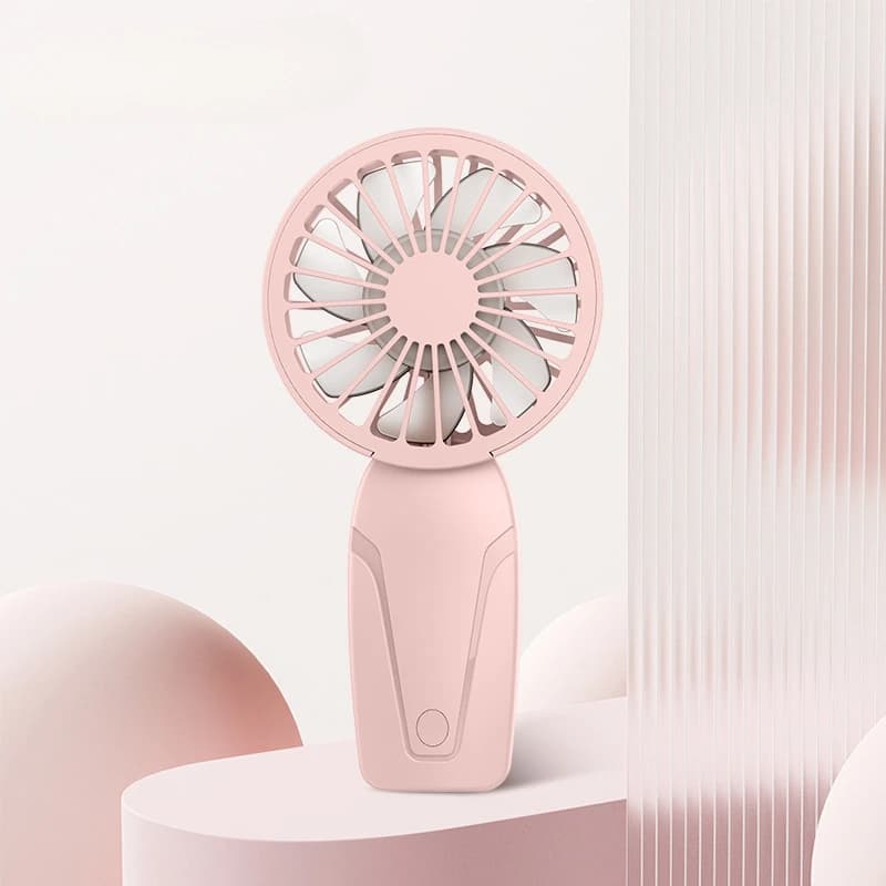 Portable Handheld Mini Fan USB Rechargeable Pocket Fan Small Cooling Fan ABS — image 8