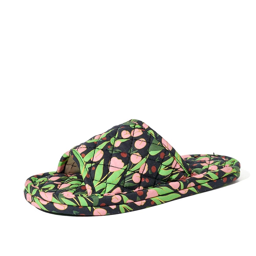 Women's Floral House Slippers Soft Cotton Anti-Slip Indoor Bedroom Summer Footwear — image 10