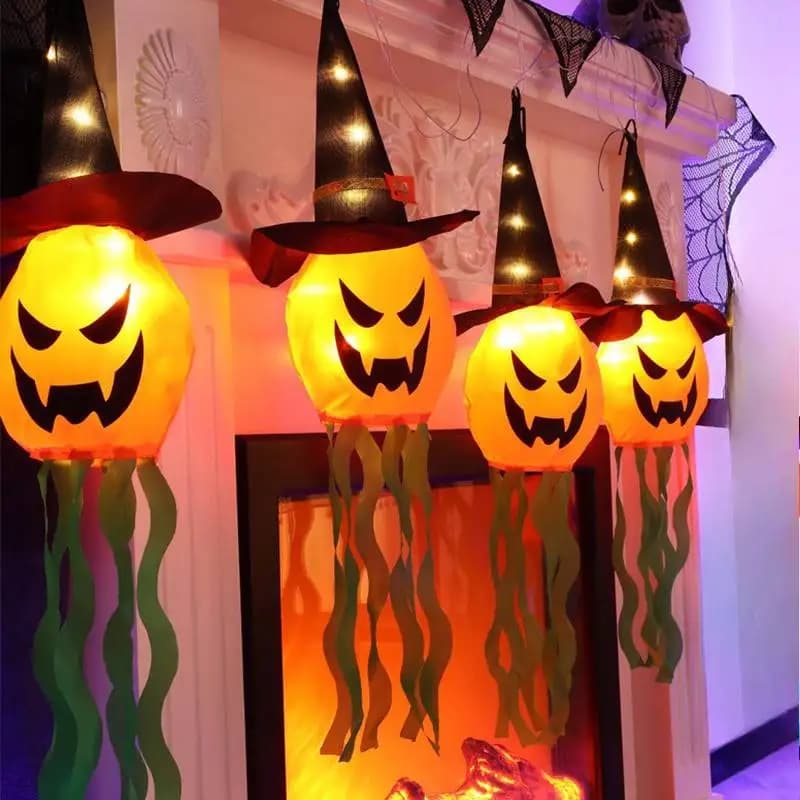 Halloween Ghost Decorations Lamp Glow in the Dark DIY Party Decor Home Yard — image 15