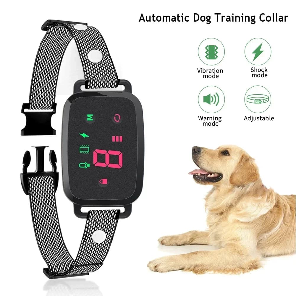 Smart Automatic Anti Barking Dog Collar HD Digital Display IP67 New Waterproof U — image 3