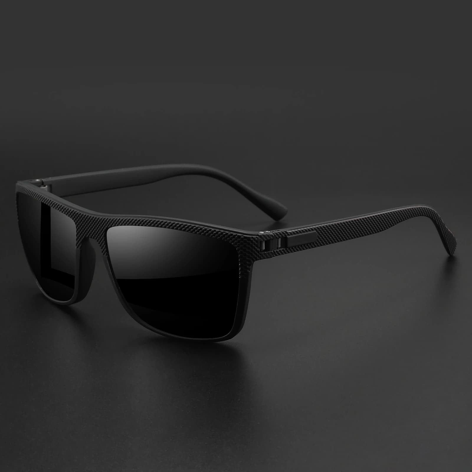 Polarised Square Sunglasses with Spring Hinge for Cycling and Fishing — image 9