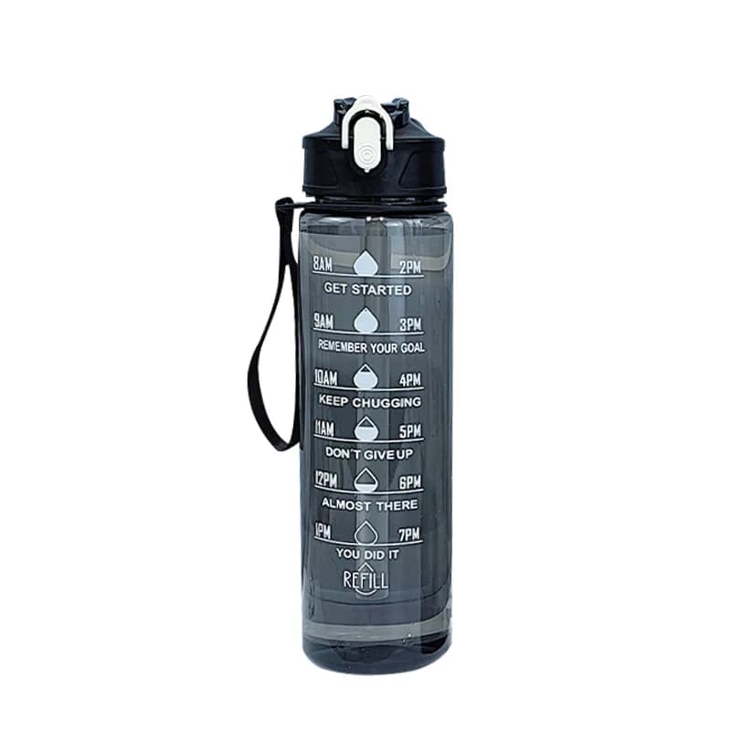 Water Bottle with Time Marker Leak Proof Sport Drinking Bottle Outdoor — image 6