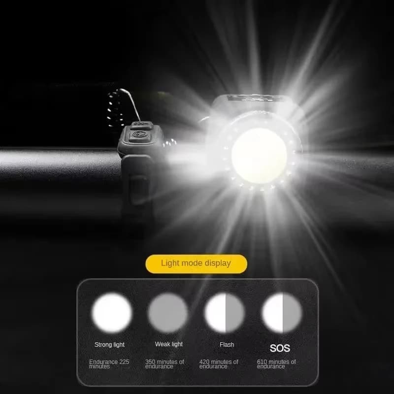 Electric Bike Horn Light Front Lamp Bell Mountain Bike Bicycle Accessories — image 5