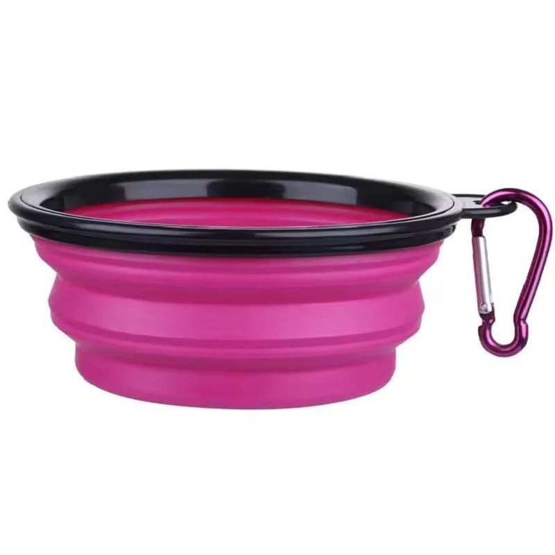 Pet Folding Silicone Bowl Collapsible Dog Food Water Travel Bowl Large Puppy — image 7