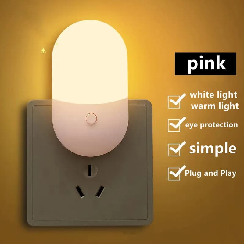 LED Bedside Night Light Lamp for Children's Bedroom | 85-265V EU US Plug Gift — image 9