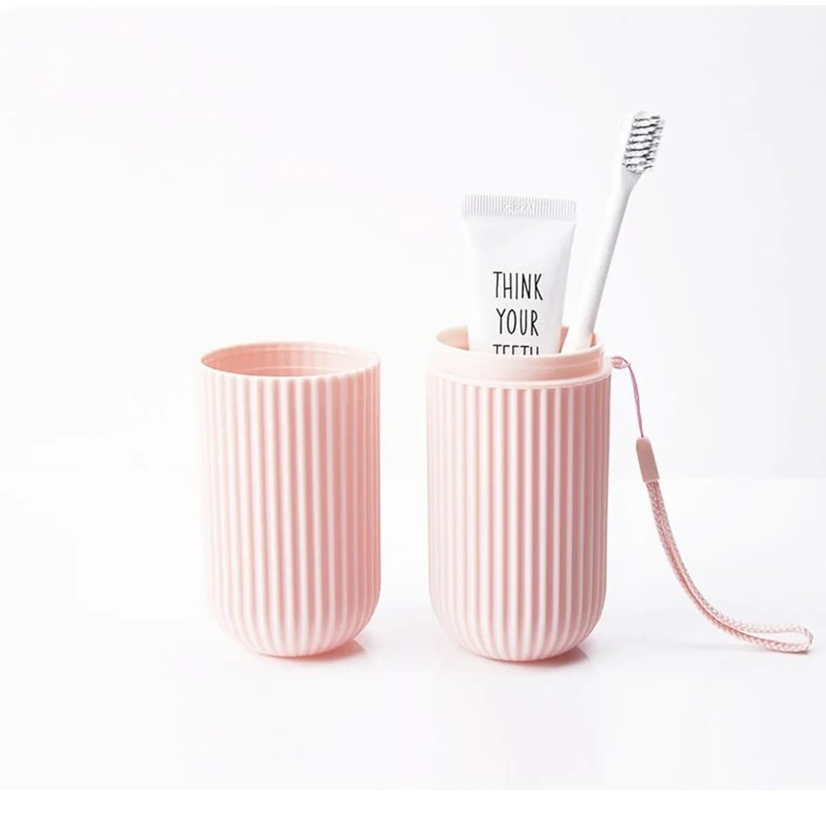 Portable Toothbrush Toothpaste Holder Case Travel Camping Storage Box — image 2
