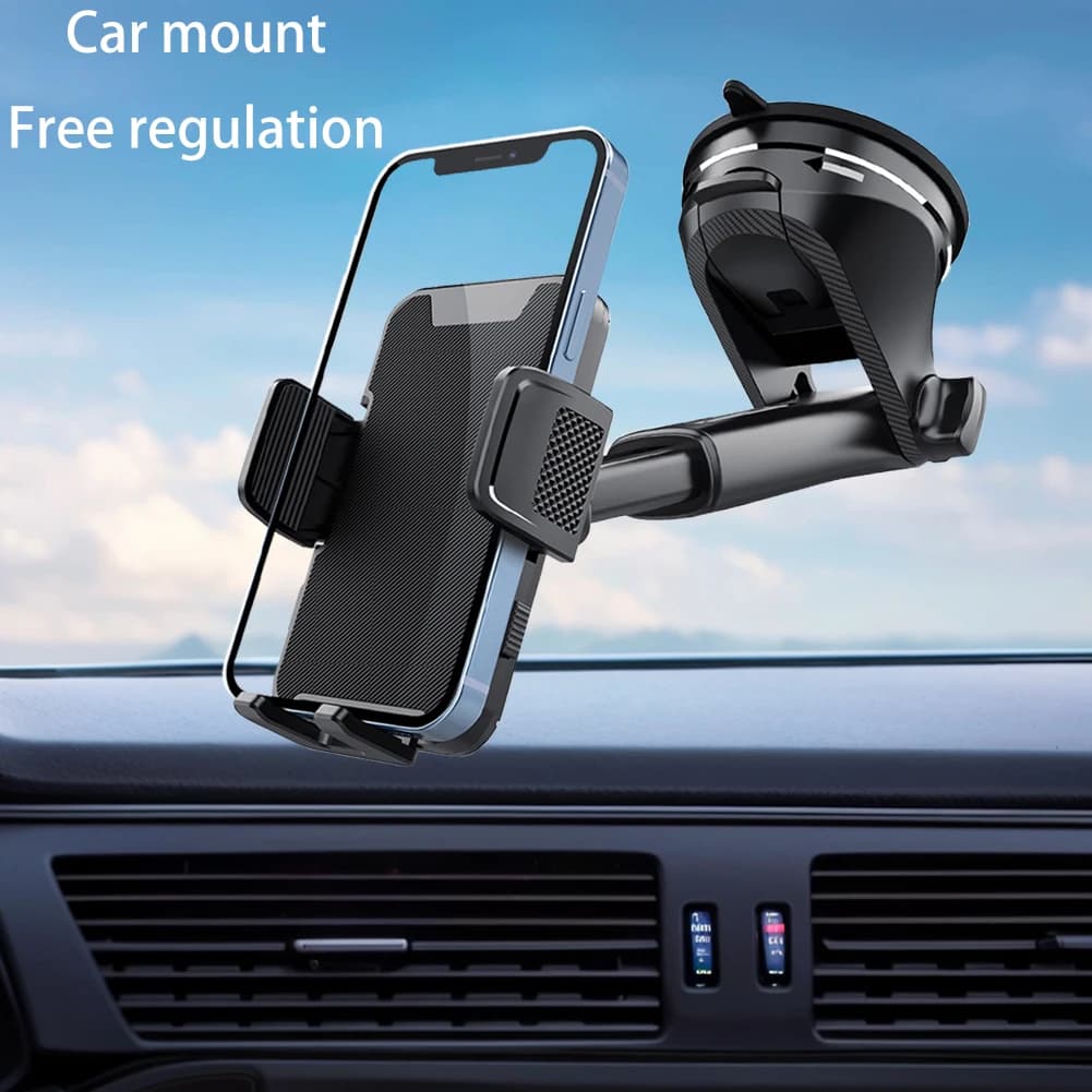 Gravity Sucker Car Dashboard Mobile Phone Stand Retractable Windshield Holder — image 4