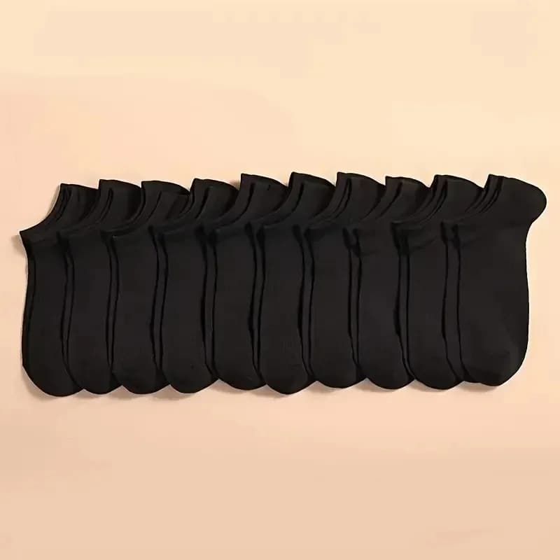 Invisible Boat Socks Women Men Low Cut Non-Slip Silicone No-Show 30 Pairs — image 3