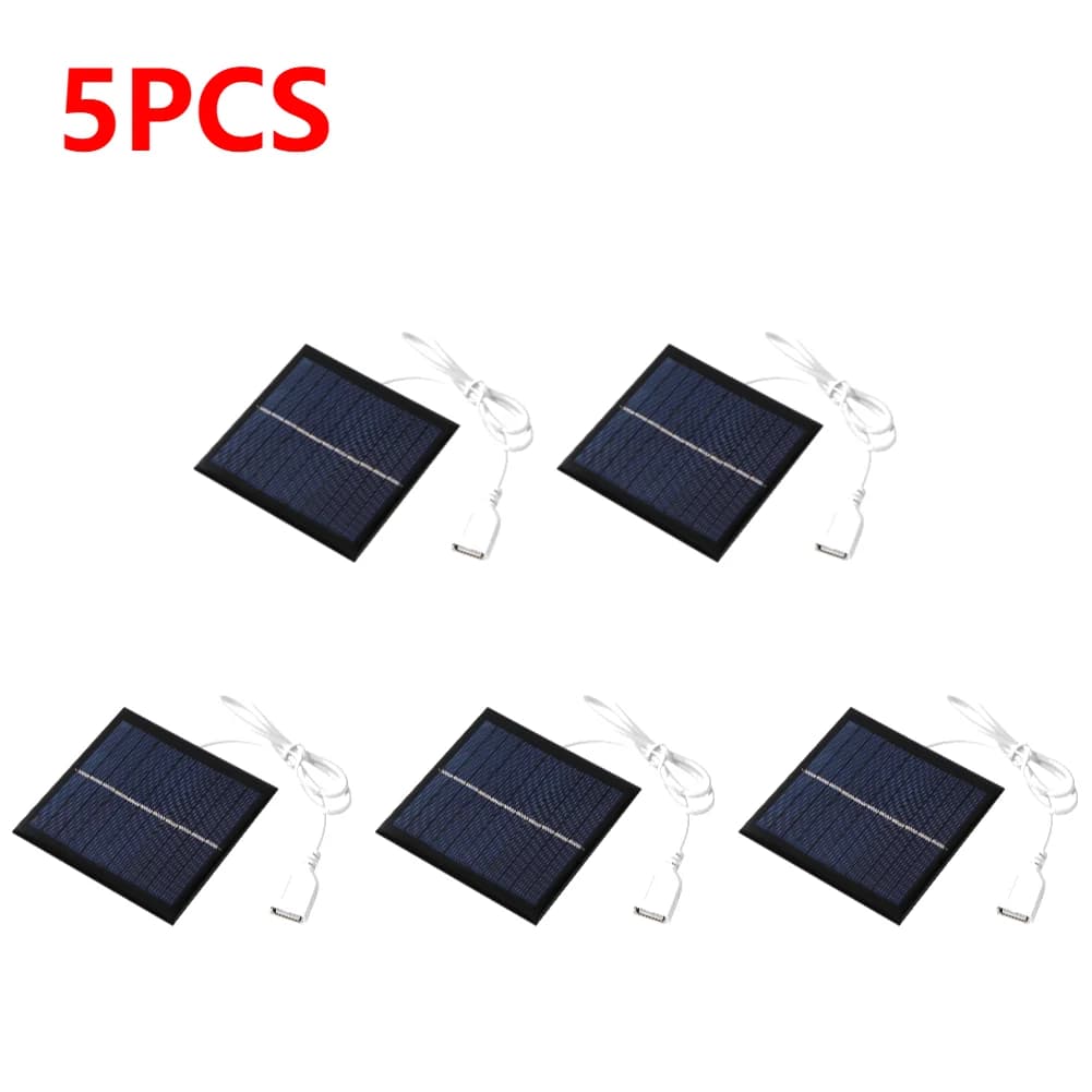 Solar Panel 5.5V 1W 180mA USB Mini DIY Solar System Battery Charger New 10PCS UK — image 12