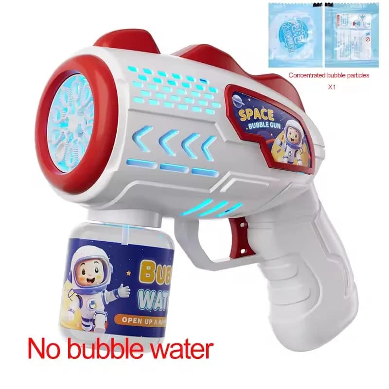 Fully Automatic Bubble Gun Machine Blower Toy for Kids Beach Outdoor Rocket — image 13