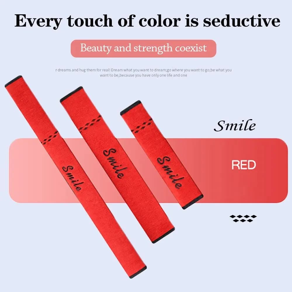 Car Seat Belt Cover Shoulder Protector Chenille Guard Adult Universal Cosy — image 4