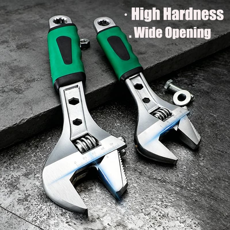 Adjustable Wrench Set 8 10 12 Inch Universal Spanner Multi-Function Tool — image 2
