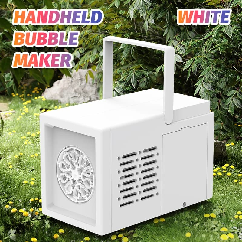 10 Hole Automatic Electric Bubble Machine Handheld Bubble Blower Toy Outdoor Birthday — image 8