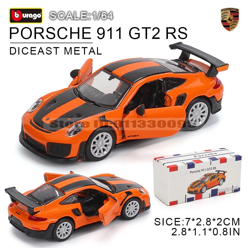 1:64 Die-Cast Car Model Collection Toy Bburago Golf 2017 2020 Gift for Boys Kids — image 10