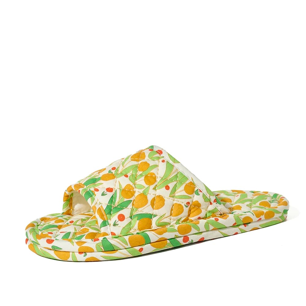 Women's Floral House Slippers Soft Cotton Anti-Slip Indoor Bedroom Summer Footwear — image 8