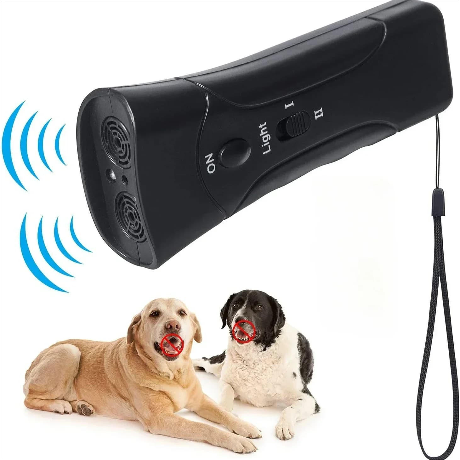 Pet Dog Repeller Anti-Barking Training Device Ultrasonic LED Trainer — image 5