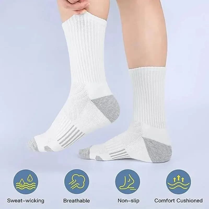 Men's Gym Socks 6/12 Pairs High Quality Soft Ground-Gripping New Outdoor Large U — image 6