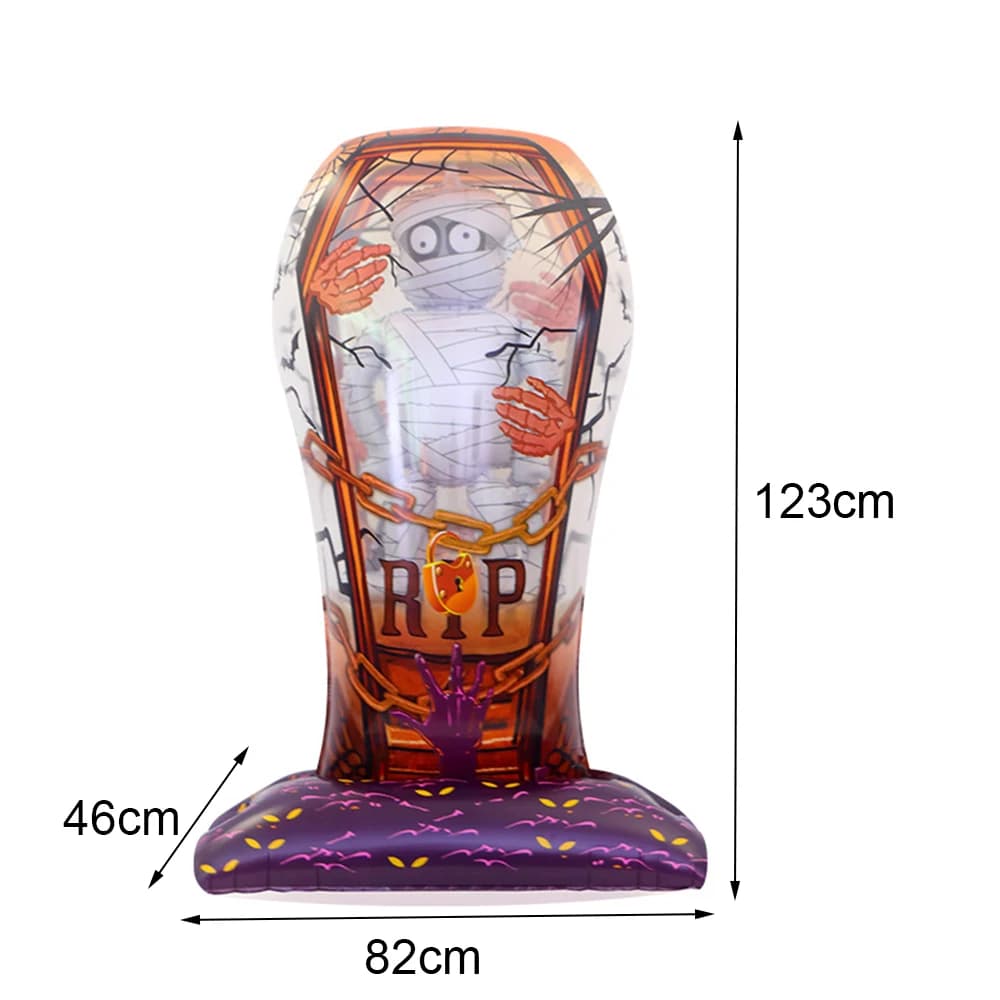 Halloween Foil Balloons Skeleton Pumpkin Ghost Skull Large Party Decorations UK — image 5