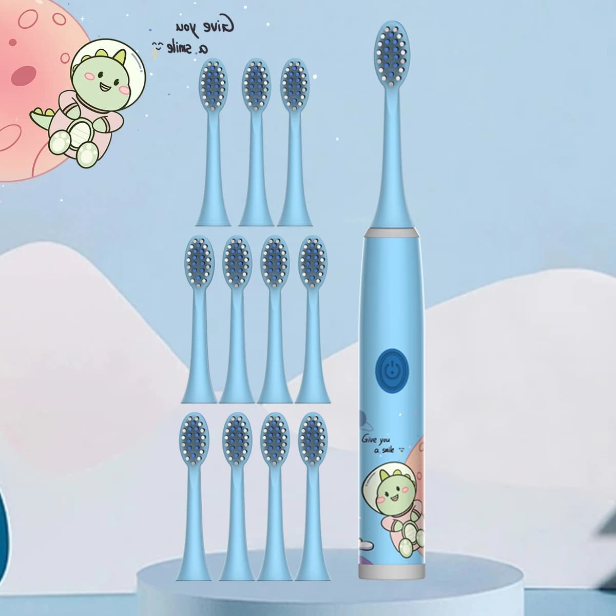 Children's Electric Toothbrush Cartoon Space Series Soft Hair New Color Cleaning — image 17