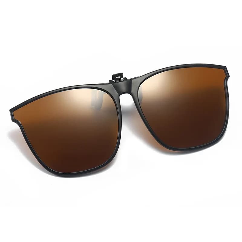 Polarized Clip On Sunglasses Men Car Driver UV400 Anti Glare New Goggles Vintage — image 5