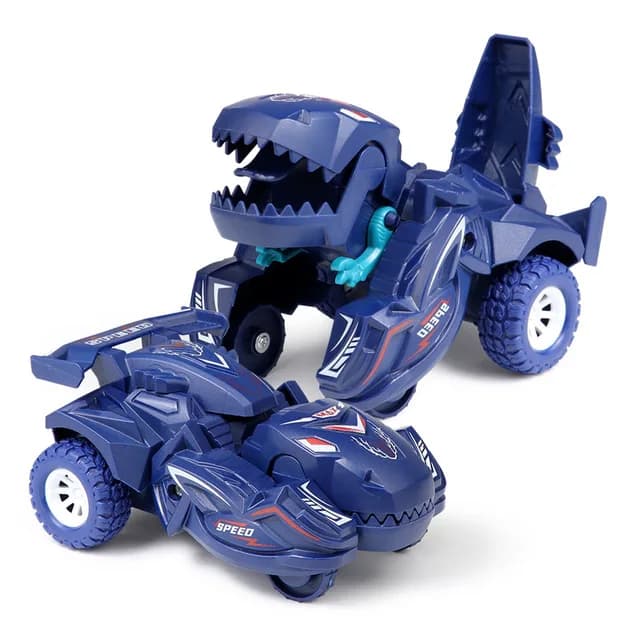 Dinosaur Transforming Car Toy One-Step Deformation Collision Model for Boys — image 8