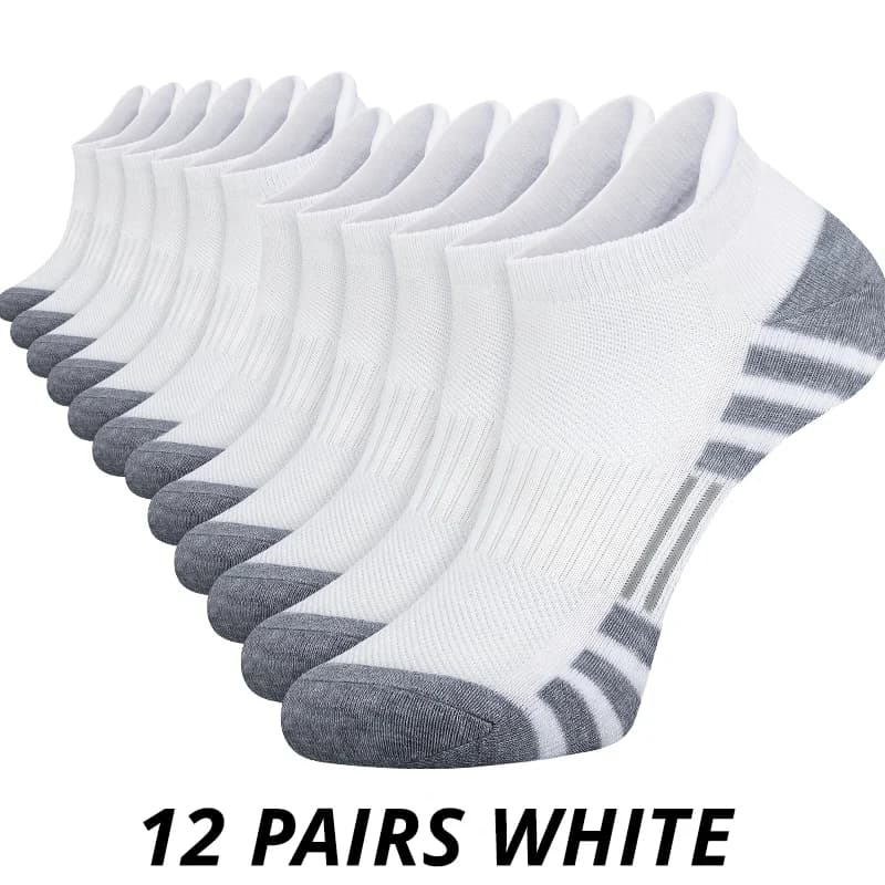 Men's Gym Socks 6/12 Pairs High Quality Soft Ground-Gripping New Outdoor Large U — image 22