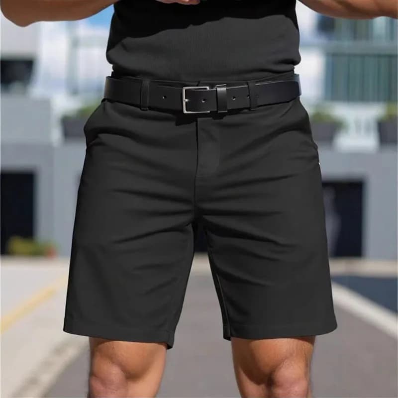 Men's Casual Slim Fit Long Trousers Cotton Blend Straight Leg Autumn — image 3