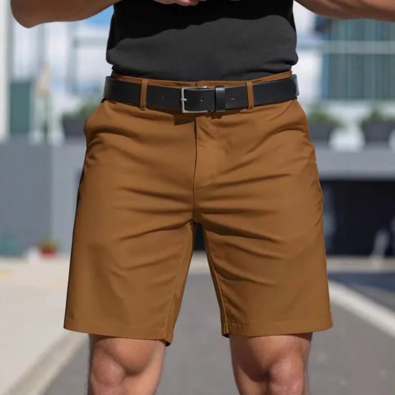 Men's Casual Slim Fit Long Trousers Cotton Blend Straight Leg Autumn — image 4